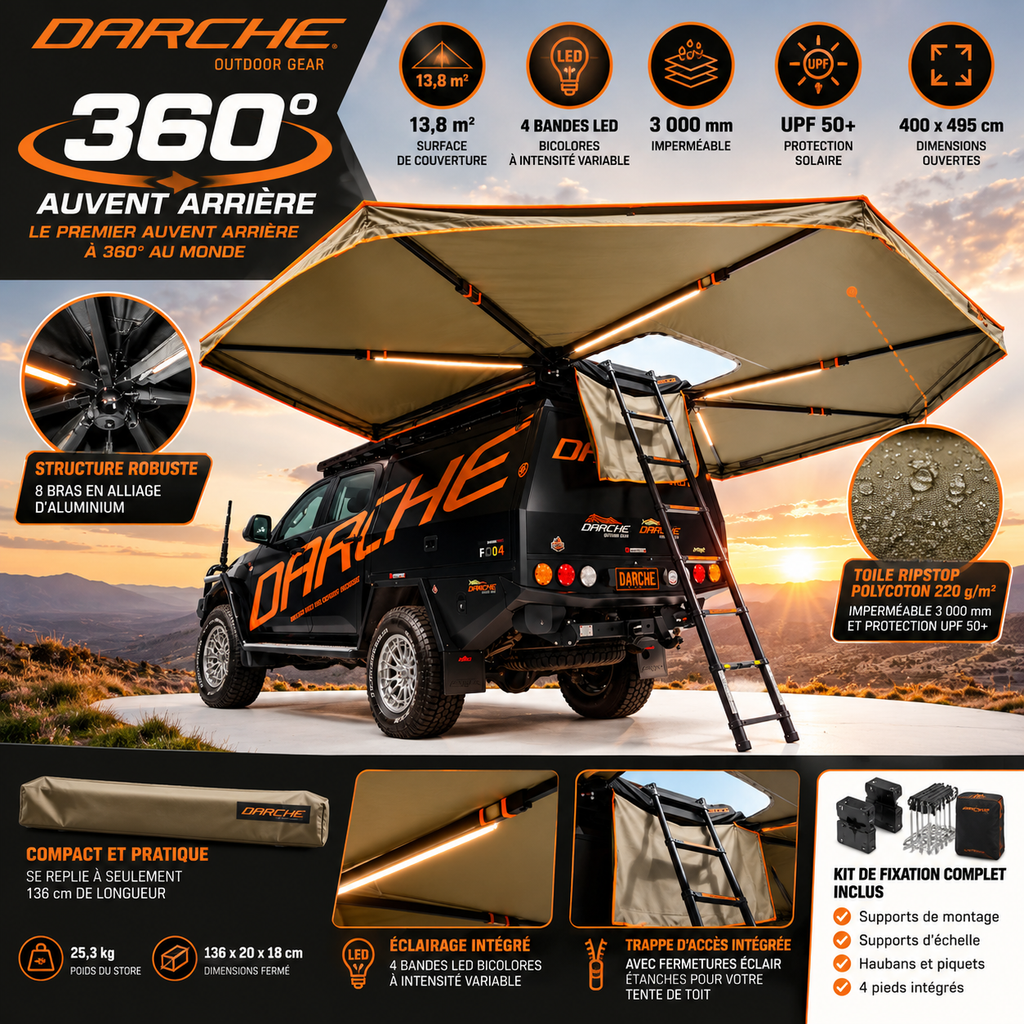 Auvent autoportant Darche 360 – vue 2