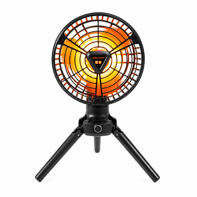 Ventilateur et lampe LED Darche 2 en 1, Tentwave
